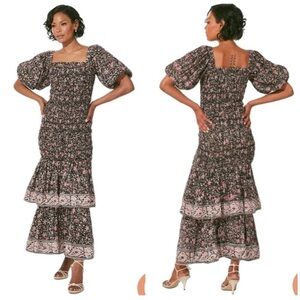 CLEOBELLA adelyn dress in fan Ruffle Maxi Dress Small